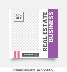 Social Media Banner Vector Editable Design