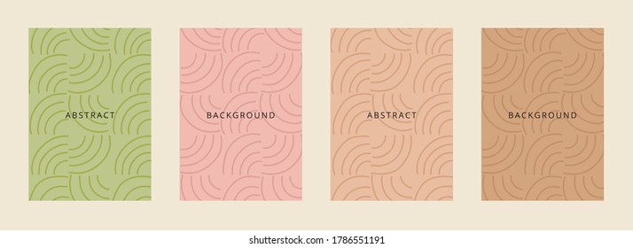 - Social media banners, a beautiful line-art set of social media post templates with minimal abstract organic shapes, can be used also card, cover, Vector illustration.