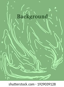 Social media banners, a beautiful line-art green of social media post templates with minimal abstract organic shapes, can be used also card, cover, Vector illustration.