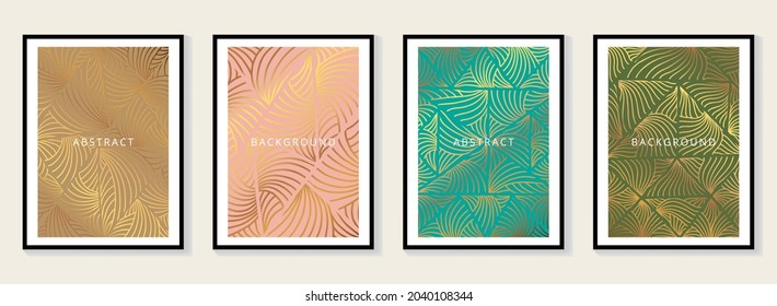 Social media banners, a beautiful line-art set of social media post templates with minimal abstract organic shapes, can be used also card, cover, Vector illustration.