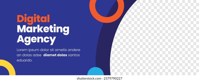 Social Media Banners cover photo design vector editable digital marketing advertisement