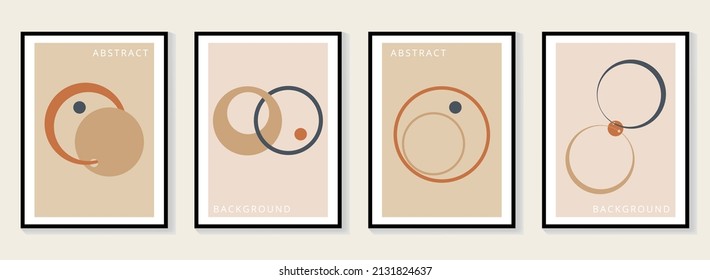 Social media banners with geometric artistic abstract, Vector illustration.