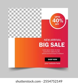 social media banners post for digital marketing promotion product