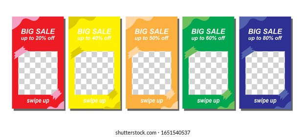 social media banners for promotion and business. banner vector. design vector