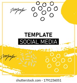 Social Media Banners for promotion, Social Media Post Templates