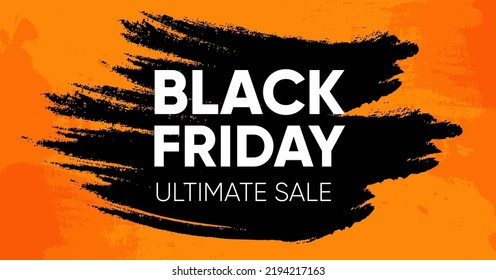 Social media Black Friday promo post template, editable social media template. Background for social media promotion sale design vector. Banner Template. Vector illustration.