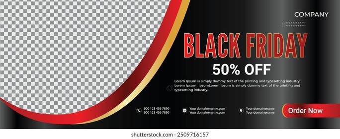 Social media Black Friday Sale Banner