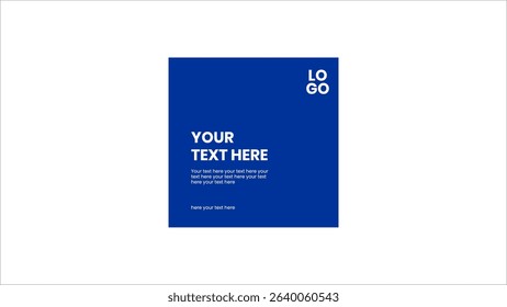 Social Media Blue Template Artworks
