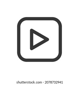 social media box logo design concept