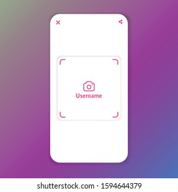 Social media business card. Social Network Design business card. Vector illusration