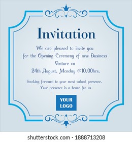 Social media business Invitation post