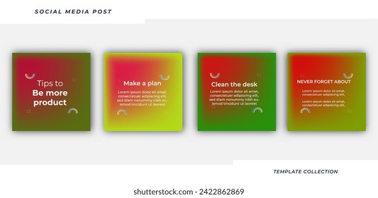 Social media business marketing text here, tutorial, tips, post banner layout template background design element,