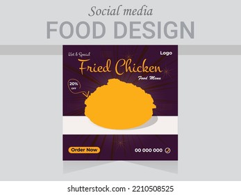 social media business poster design template, modern vector web banner design layout. popular food design for restaurant.