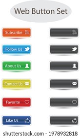 social media buttons for web