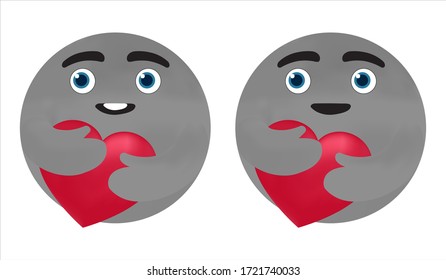 Social Media Care Emoji, Caring Emoji, Coronavirus Emoji  