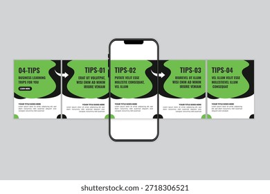 Modelo de design de postagem de carrossel de mídia social para Instagram e marketing
