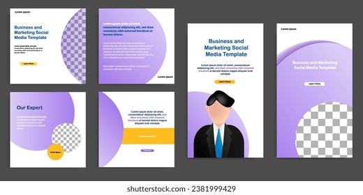 Social media carousel post, stories banner layout for tips, did you know, podcast, motivation, self-development, product, ads, promotion, influencer, microblog, sharing knowledge template. Vector 