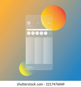 Social media carousel post template