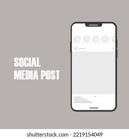 Plantilla de publicación de carrusel de medios sociales