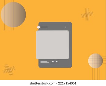 Social media carousel post template