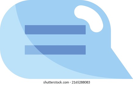Chat en medios sociales, ilustración, vector sobre fondo blanco.