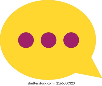 Social media chat, illustration, vector on a white background.