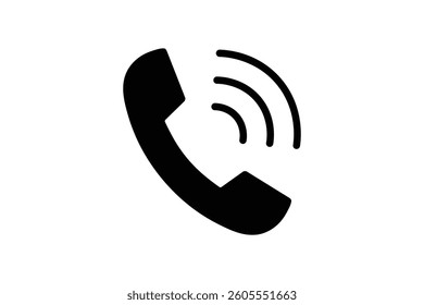 Social Media Chat Phone Icon, black viber icon, phone call icon, mobile chat sign, hotline chat symbol