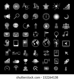 Social Media Circles Icon, Network Vector 