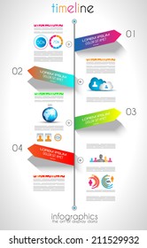 Concepto de medios sociales y nube Fondo de infografía con muchos íconos para seo, banners publicitarios, materiales de portada o folletos de marca