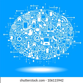 medios sociales, comunicación en redes globales de computadores