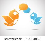 Social Media Communication (Illustration of social media)