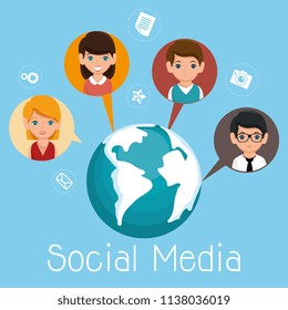 social media community characters