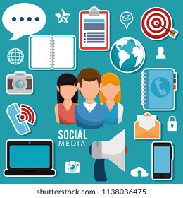 social media community characters