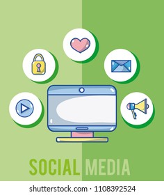 Social media concept