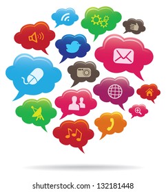 Social media concept