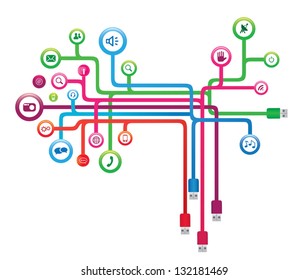  Social media concept