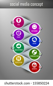 social media concept