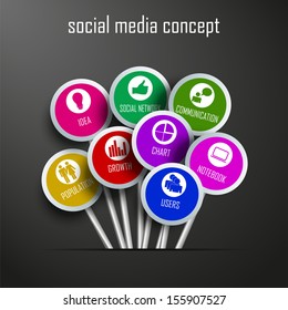 social media concept