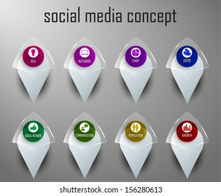 social media concept