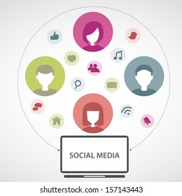 social media concept