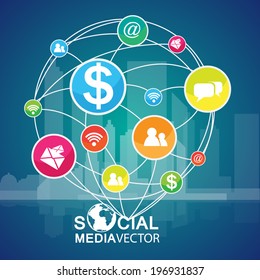 Social media concept