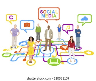 Social media concept.