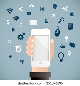 social media concept