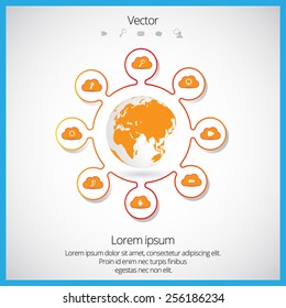 Social media concept
