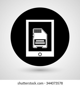 Social Media concept with technology design, vector illustration 10 eps graphic.