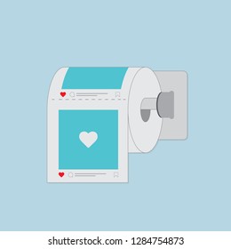 Social media concept. Vector illustration. EPS 10