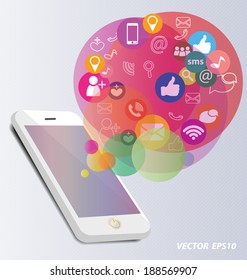 Social media concept vector Illustration