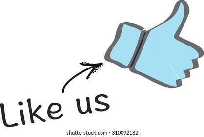 Social media connect icon