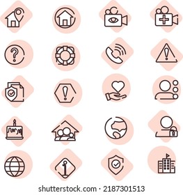 Social Media-Verbindung, Illustration, Vektorgrafik auf weißem Hintergrund.