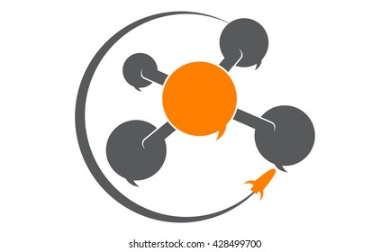 Social Media Connection Rocket